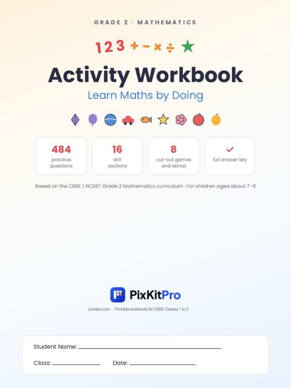 CBSE Class 2 Maths: Activity Workbook – cover