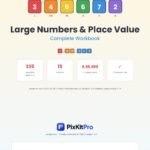CBSE Class 5 Maths: Large Numbers & Place Value Workbook – cover